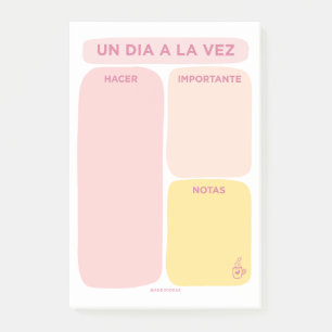 Bloco De Notas Un Día a la Vez - Notas Postadas