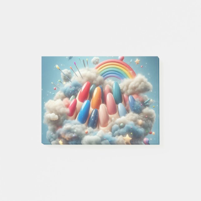 Bloco De Notas Unhas de sonho (Frente)