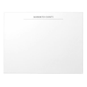 Bloco De Notas Único Moderno Simples Minimalista