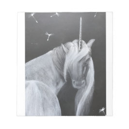 Bloco De Notas Unicorn and Dandelion notepad