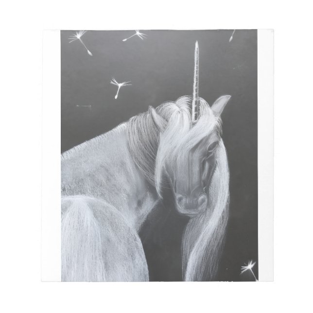 Bloco De Notas Unicorn and Dandelion notepad (Frente)