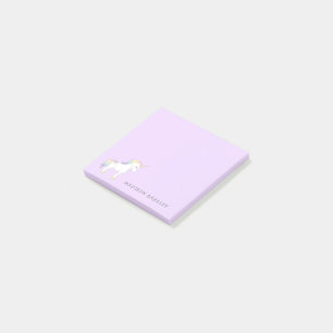 Bloco De Notas Unicórnio Cute Kids Pastel