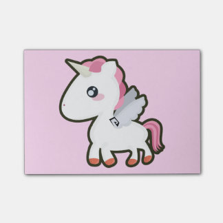 Bloco De Notas Unicórnio de Kawaii