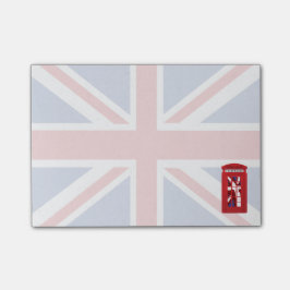 Bloco De Notas Union Jack, cabine de telefone