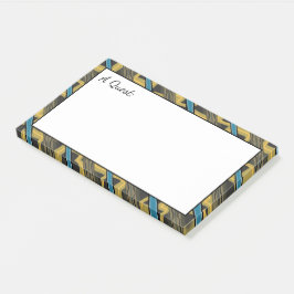 Bloco De Notas Unisex Posta A Nota Com Teal