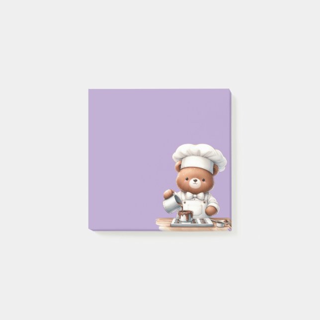 Bloco De Notas Ursinho-O Chocolateiro (Frente)