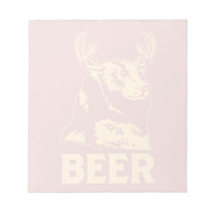 Bloco De Notas Urso + Cervos = cerveja