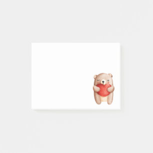 Bloco De Notas Urso Corado Corado Corado Carregando