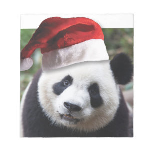 Bloco De Notas Urso de Panda de Natal