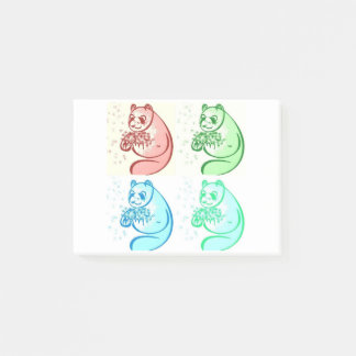 Bloco De Notas Urso de Panda Pop