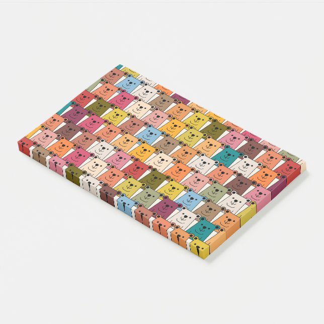 Bloco De Notas Urso de Teddy (Inclinado)