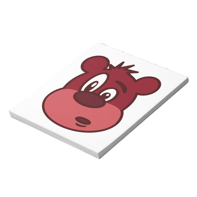 BLOCO DE NOTAS URSO ENGRAÇADO (Invertido)