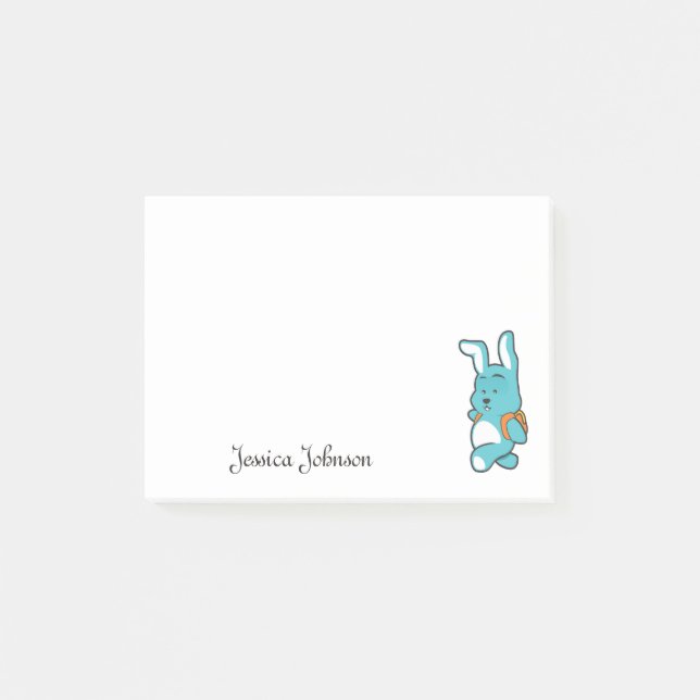 Bloco De Notas Urso Engraçado Personalizado com Bag Nopad (Frente)