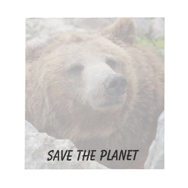 Bloco De Notas Urso Kodiak (Frente)