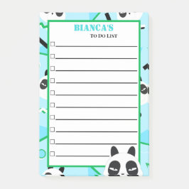 Bloco De Notas Urso Panda Azul Espião