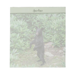 Bloco De Notas Urso Preto