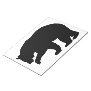 BLOCO DE NOTAS URSO PRETO