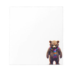 Bloco De Notas Urso Zangado