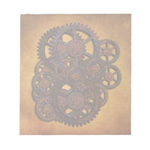 Bloco De Notas Ursos Rusty Steampunk