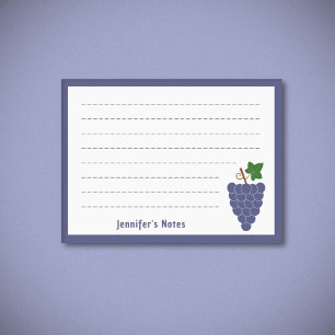 Bloco De Notas Uvas