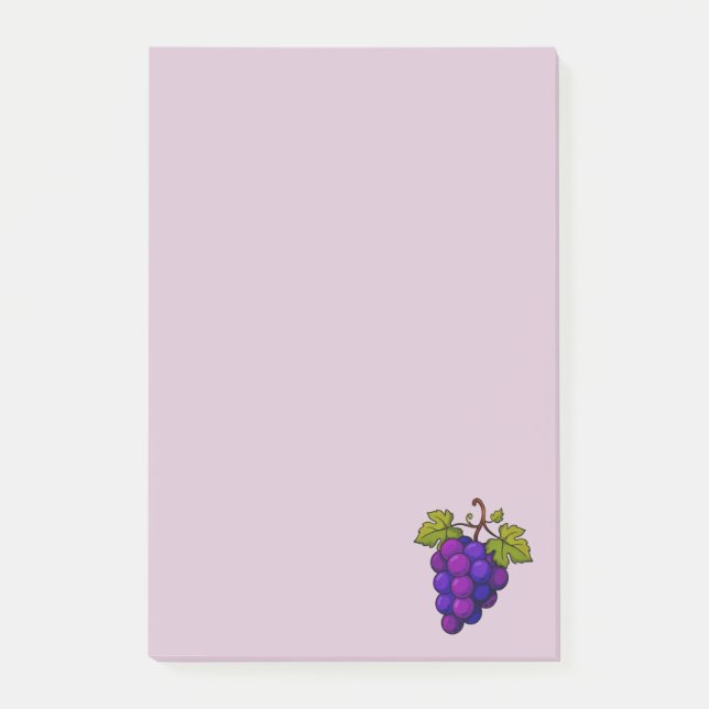 Bloco De Notas Uvas - Coleção de Frutas - (Frente)