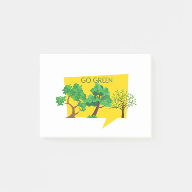 Bloco De Notas Vá Verde, Salve O Planeta (Frente)