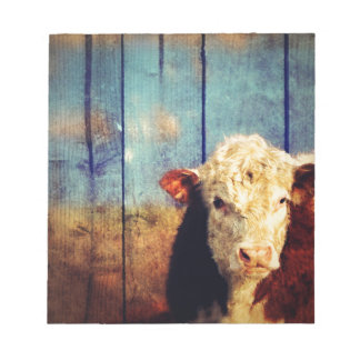 Bloco De Notas vaca branca