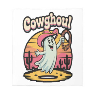 Bloco De Notas Vaca Ghoul Halloween Assustador