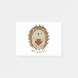 Bloco De Notas Vamos Hedgehug Hedgehog