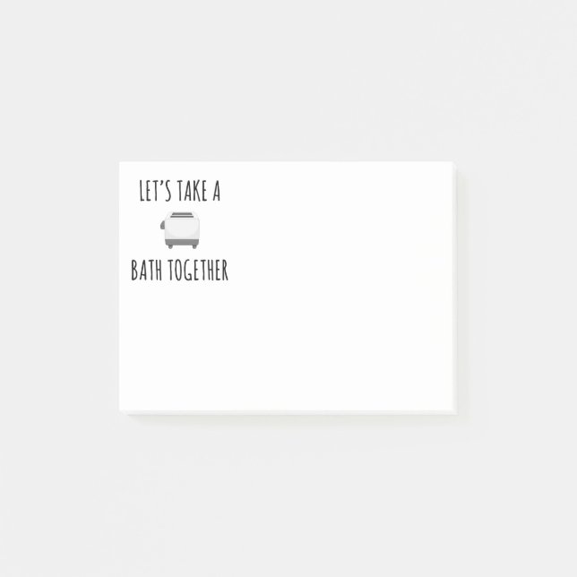 Bloco De Notas Vamos Juntar um Banho (Frente)