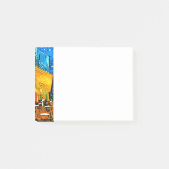 Bloco De Notas Van Gogh Café Terrace at Night (Frente)