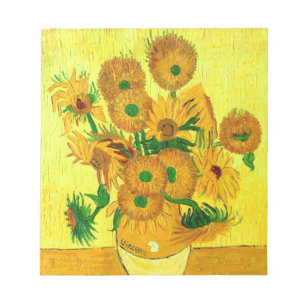 Bloco De Notas Van Gogh Sunflower
