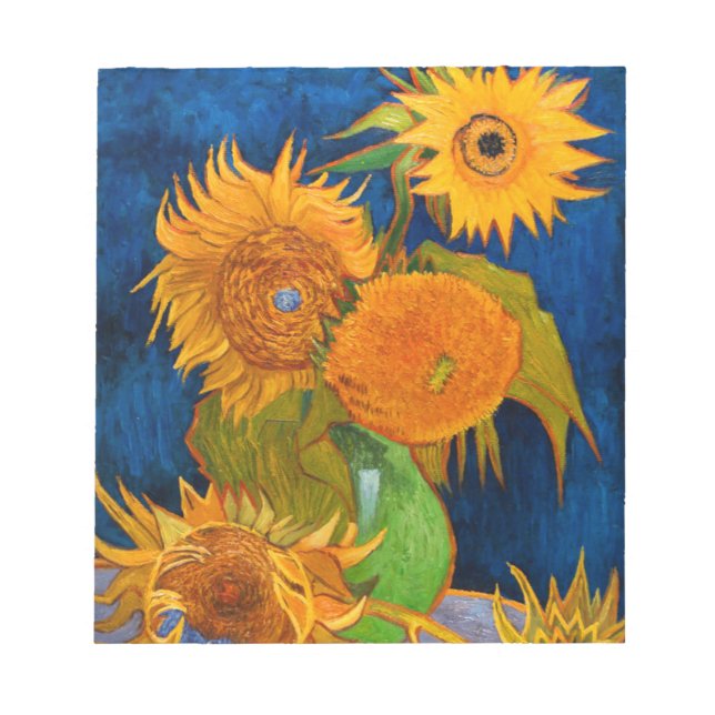 Bloco De Notas Van Gogh Sunflower (Frente)