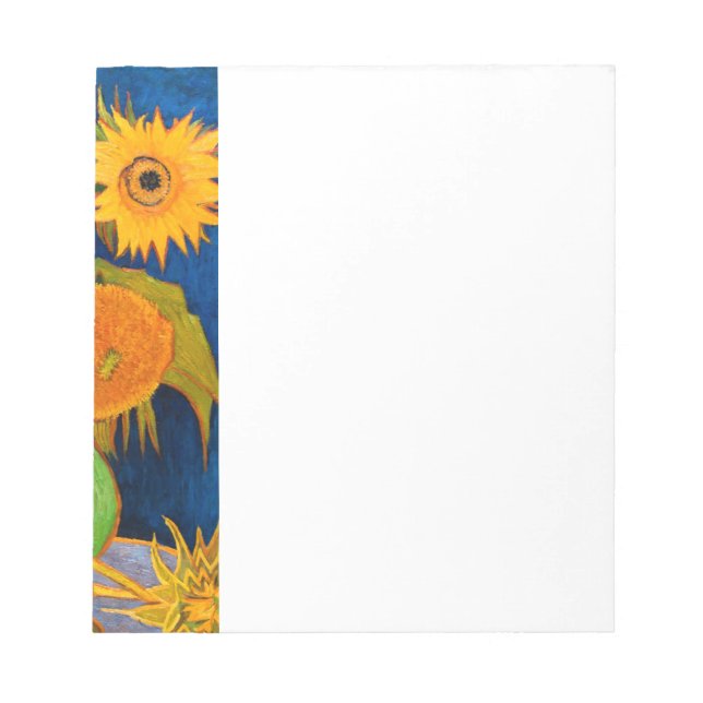 Bloco De Notas Van Gogh Sunflower Atualizado (Frente)