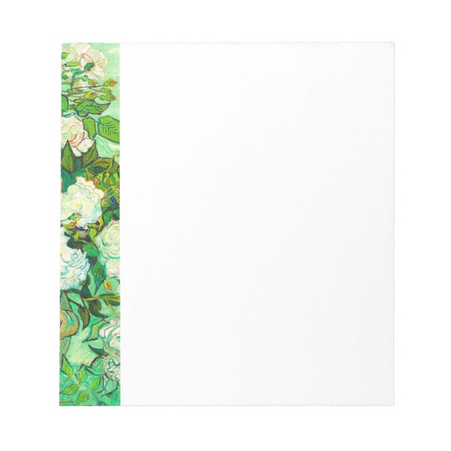 Bloco De Notas Van Gogh White Roses (Frente)