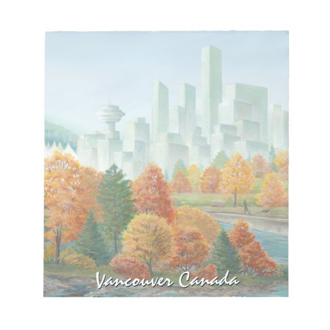 Bloco De Notas Vancouver Notepad Personalizado Vancouver Souvenir (Frente)