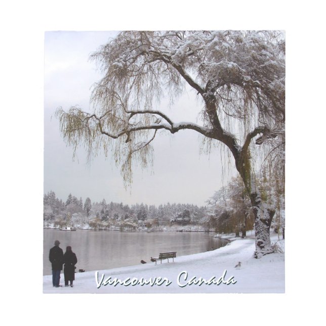 Bloco De Notas Vancouver Notepad Personalizado Vancouver Souvenir (Frente)