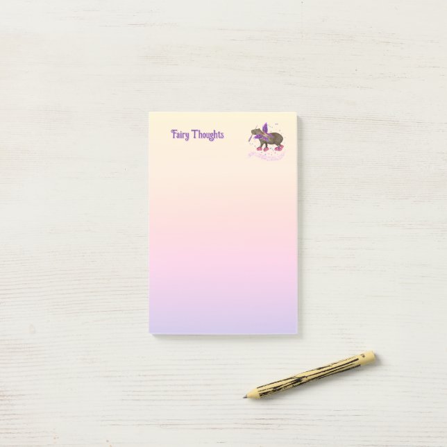 Bloco De Notas Varinha mágica capyfairy (Na mesa)