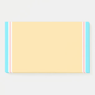 Bloco De Notas Vazio moderno elegante Modelo azul cor-de-rosa ama