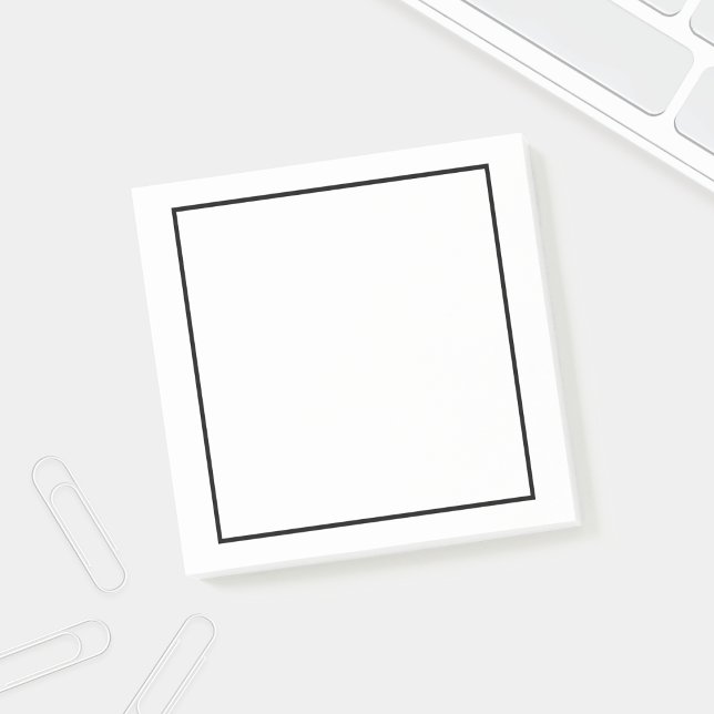 Bloco De Notas Vazio preto e branco (Criador carregado)