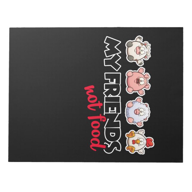 Bloco de notas vegan (Frente)