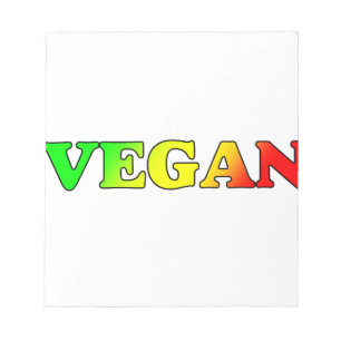Bloco De Notas Vegan Rasta