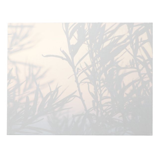 Bloco De Notas Vegetação ao pôr do sol (Frente)