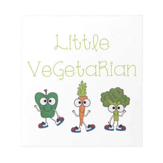 Bloco De Notas Vegetariano pequeno (Frente)
