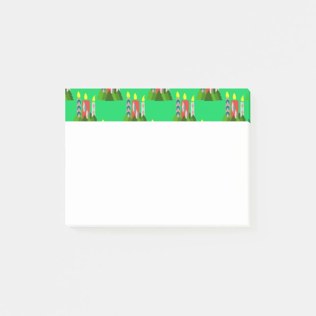 Bloco De Notas Velas de Natal (Frente)