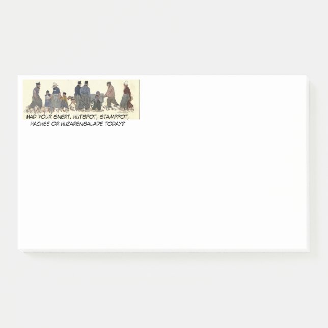 Bloco De Notas "Velho Coletor Holandês Moçado" (Frente)