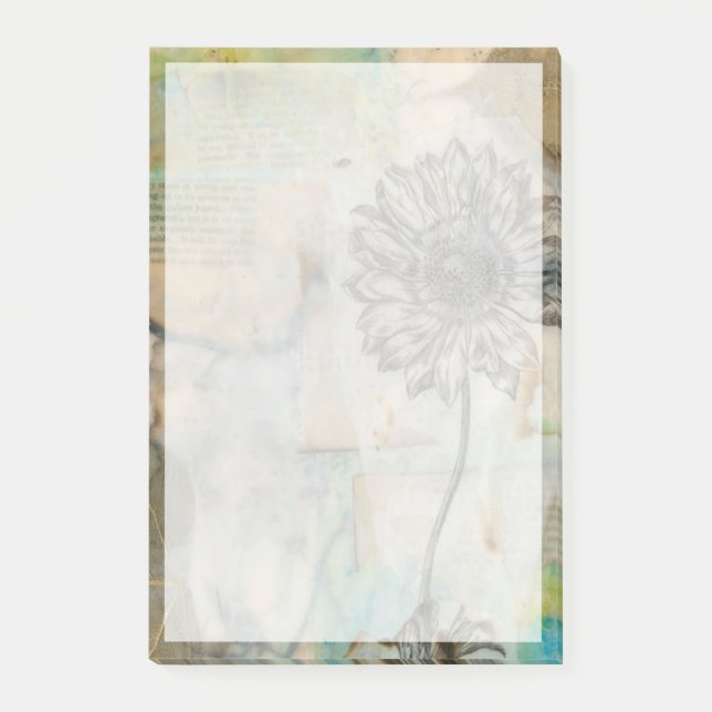 Bloco De Notas Vellum Floral I (Frente)