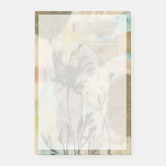 Bloco De Notas Vellum Floral II (Frente)