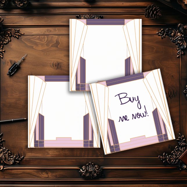 Bloco De Notas Velvet Night Geometry Art Deco (Criador carregado)