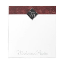 Velvety Henna Damask | Crimson Red Grunge Barroco